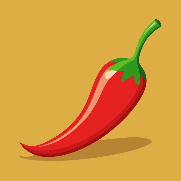 Photo chili pepper spice illustration