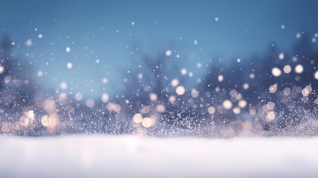 Christmas snowflake background Illustration Generative AIxA