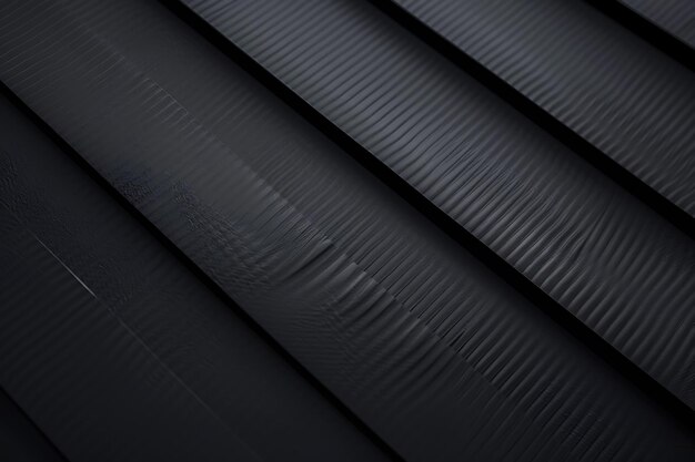 Photo a close up of a black corrugated roof with a white line