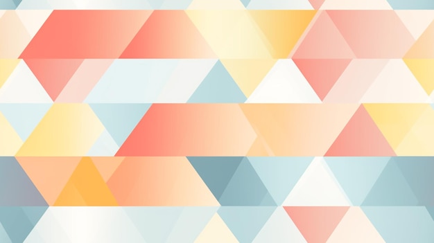 A close up of a colorful geometric pattern with a white background generative ai