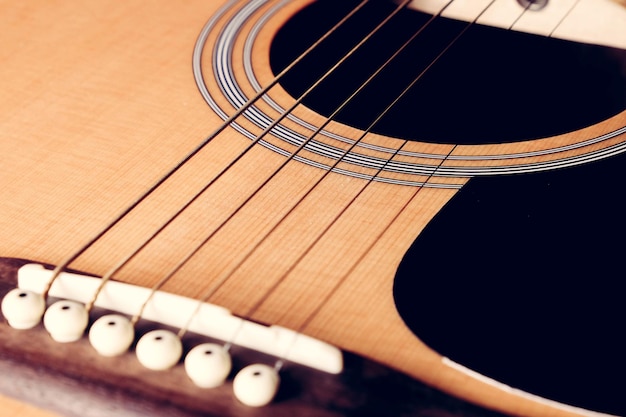 Foto prossimo piano della chitarra