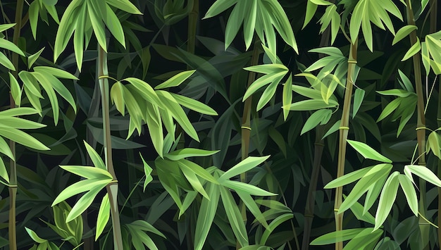 Photo a close up of a plant with green leaves