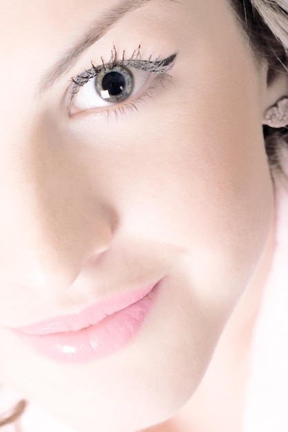 Photo close-up portrait of a woman