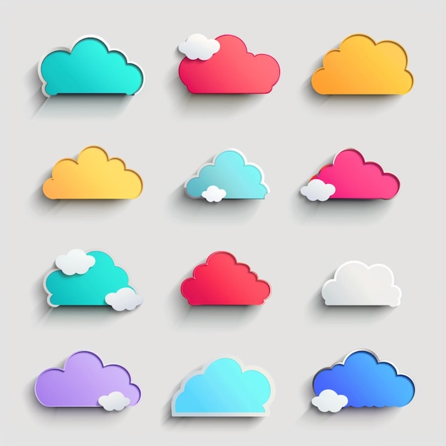 Photo cloud pattern