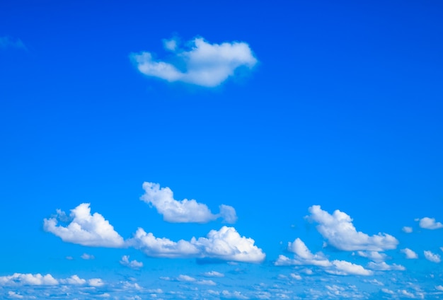 Clouds in the blue sky