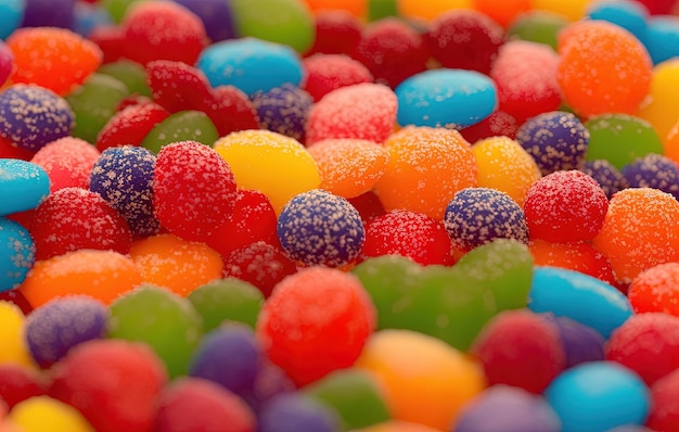 colorful chocolate candies