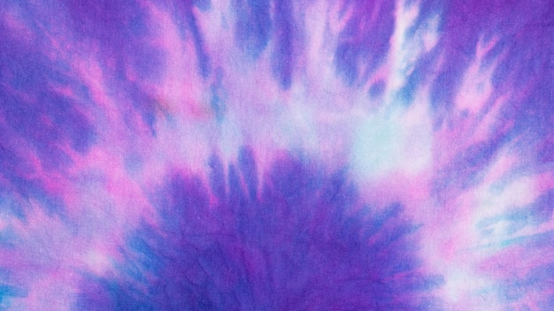 Colorful tie-dye fabric texture