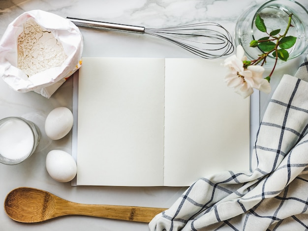 Photo cooking for homemade cakes. close-up, view from above