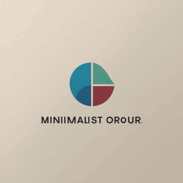 Photo creative and elegant abstract minimalistic logo design