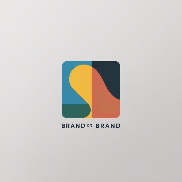 Photo creative and elegant abstract minimalistic logo design