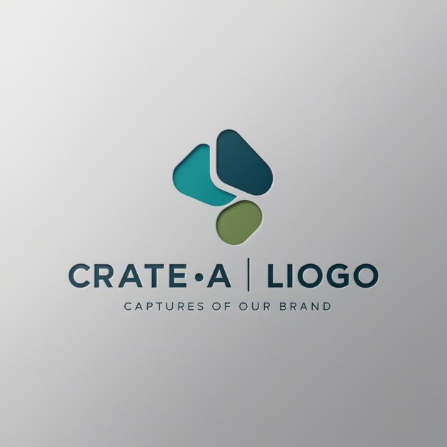 Photo creative and elegant abstract minimalistic logo design