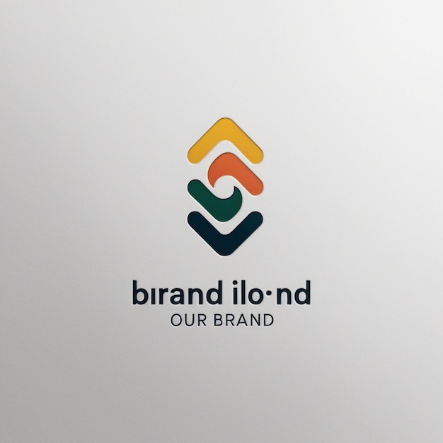 Photo creative and elegant abstract minimalistic logo design