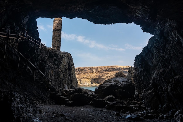 Cuevas de Ajuy Pajara west coast of the island of Fuerteventura Canary Islands