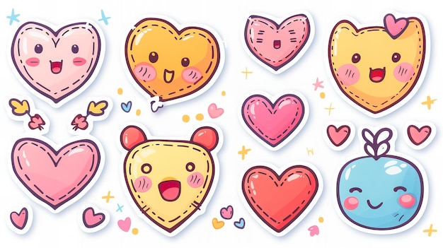 Photo cute stickers collection