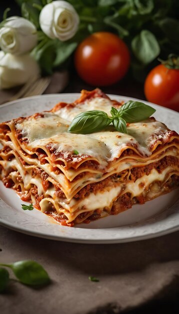 Delicious Lasagna Bolognese featuring layers of tender pasta rich tomato sauce savory ground beef and melted cheese