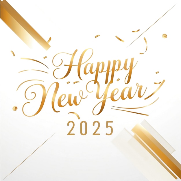 Photo design for happy new year 2025