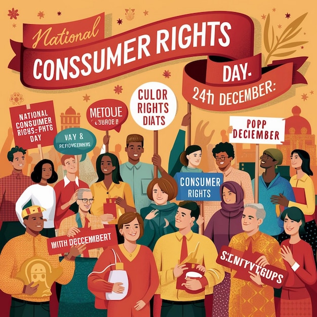 Photo design for national consumer rights day