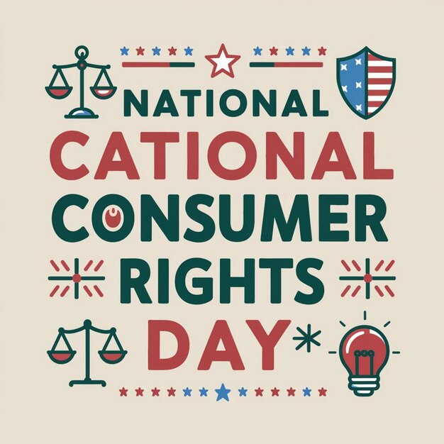 Photo design for national consumer rights day