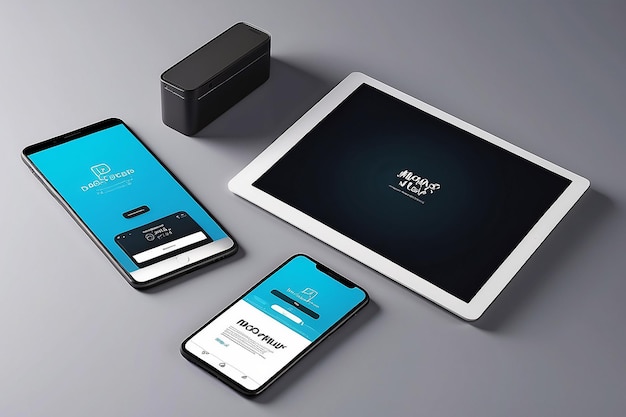 Photo digital device mockup