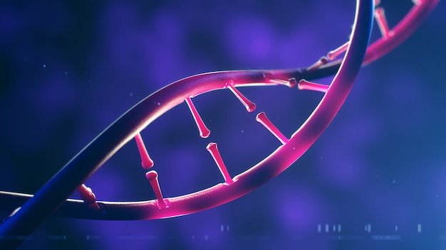 Photo dna molecule