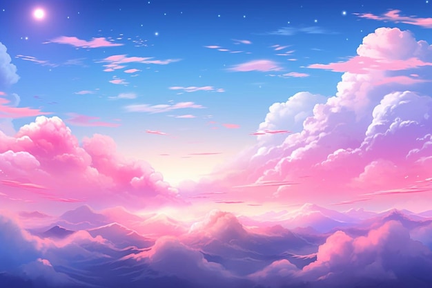 Dreamy Sky Background aesthetic background abstract pattern wallpaper