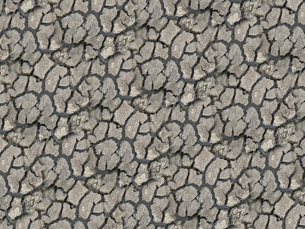 Dried cracked lake bottom background texture global warming