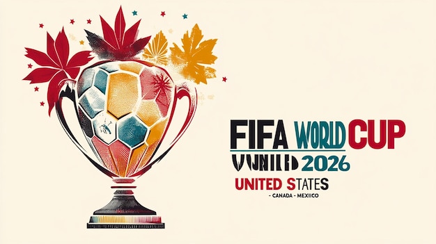 Foto logo dinamico e moderno per la fifa 2026