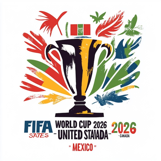 Foto logo dinamico e moderno per la fifa 2026