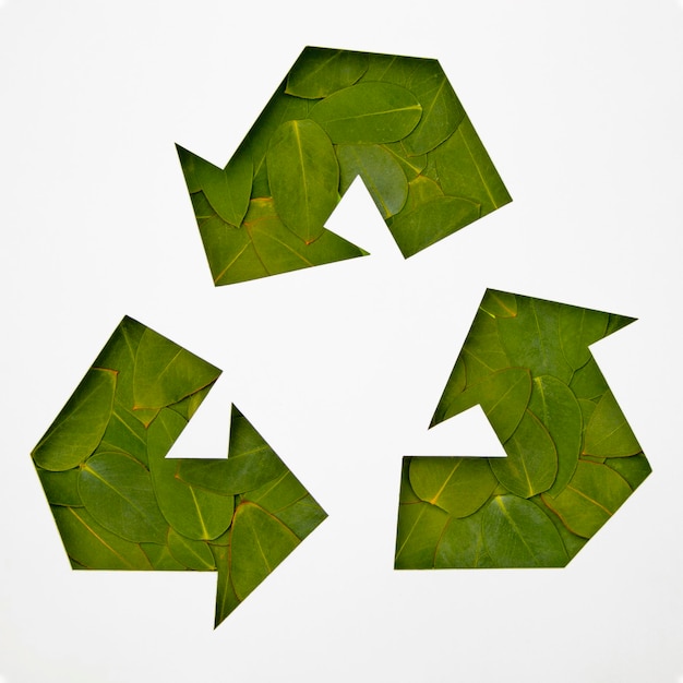 Eco friendly recycling concept