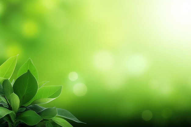 eco green background and copy space