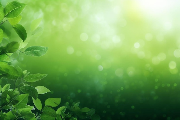 eco green background and copy space