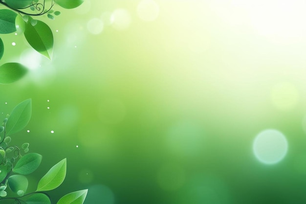 eco green background and copy space