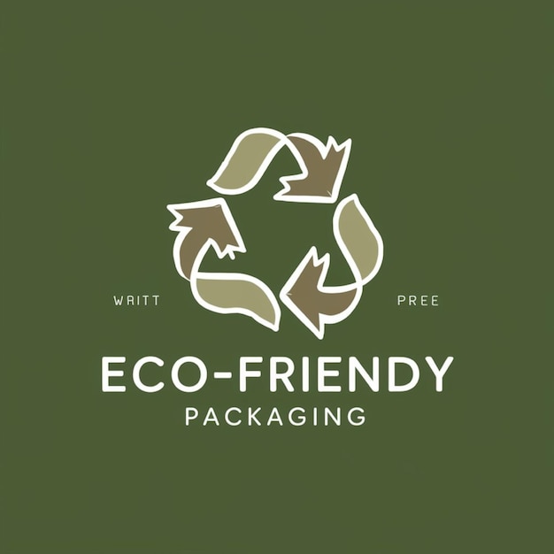 Photo ecofriendly packaging company logo