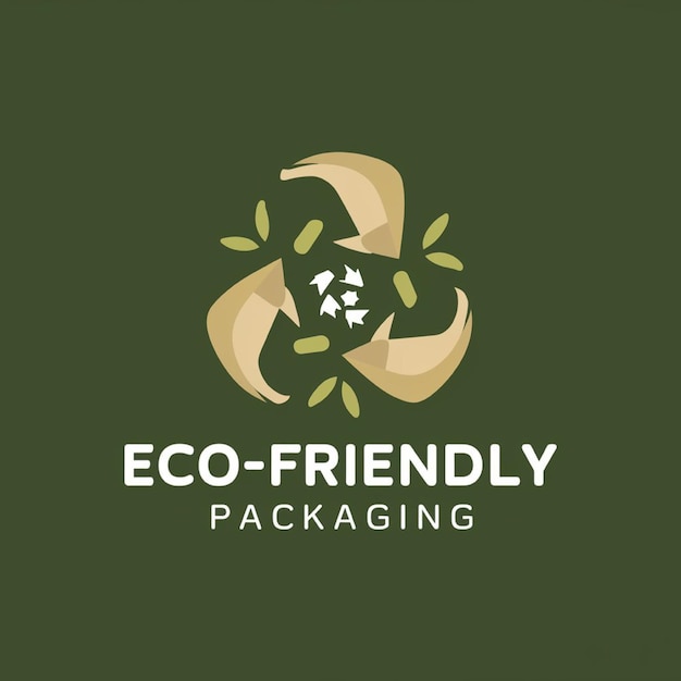 Photo ecofriendly packaging company logo