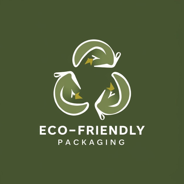 Photo ecofriendly packaging company logo