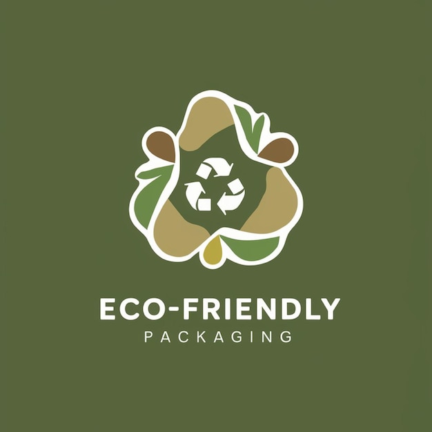 Photo ecofriendly packaging company logo