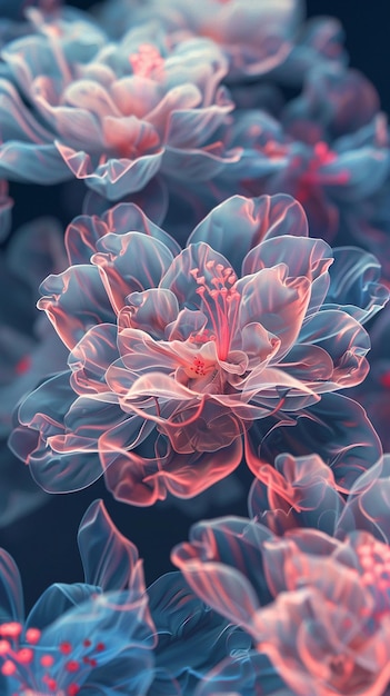 Elegant and Sophisticated AIGenerated Abstract Floral Patterns