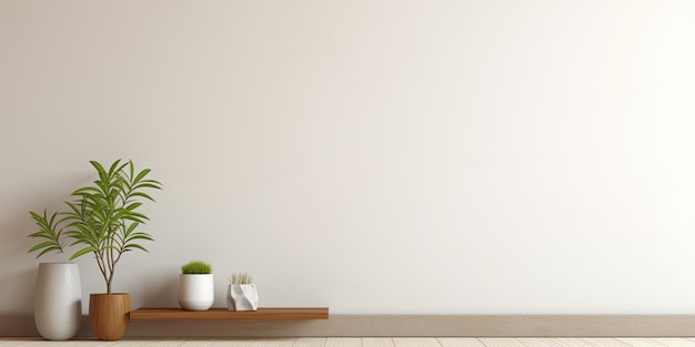 Photo empty space in contemporary living mockup scene for product or text