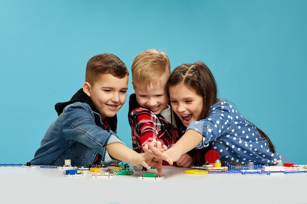 Expressive children playing