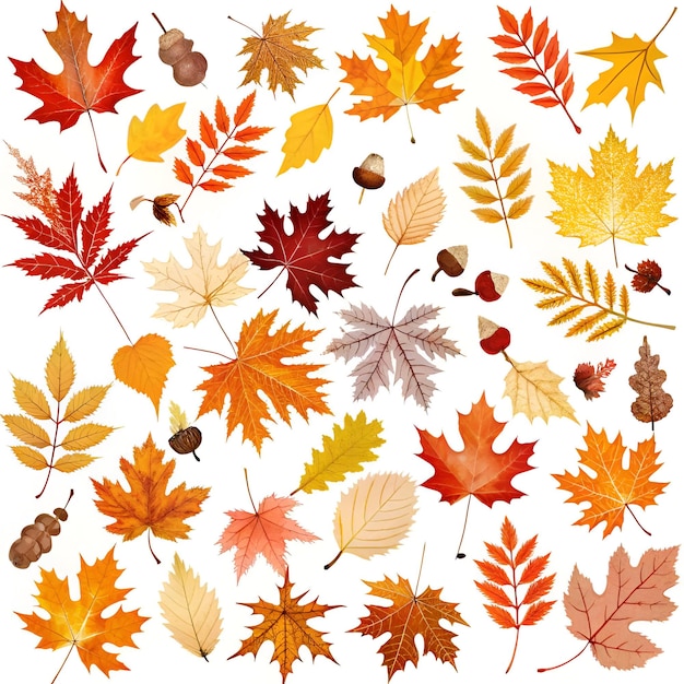 Photo an eye catching illustration of autumn clipart