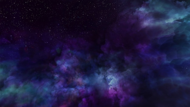 Photo fantasy universe space background volumetric lighting