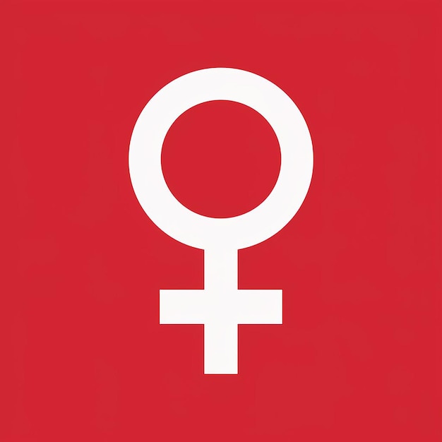 Photo female gender symbol