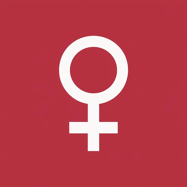 Photo female gender symbol