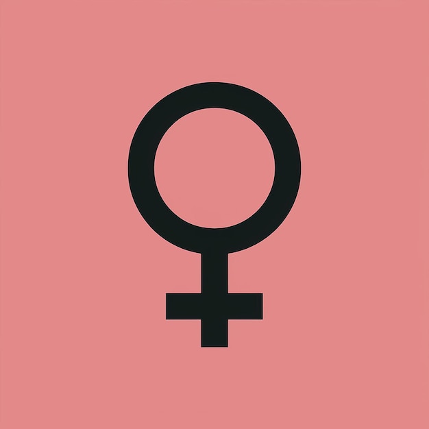 Photo female gender symbol