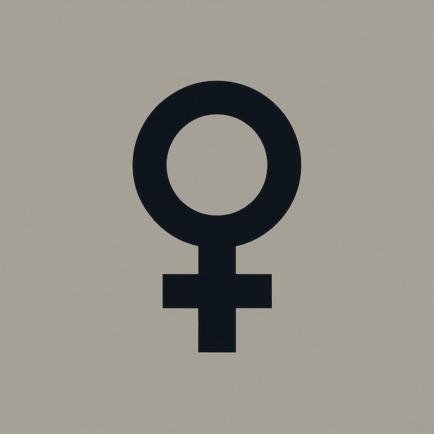 Photo female gender symbol