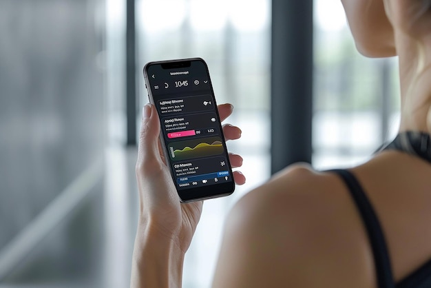 Photo fitness app for smartphone exercise tracking