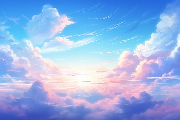 Gentle Sky Light Background