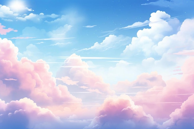 Gentle Sky Light Background