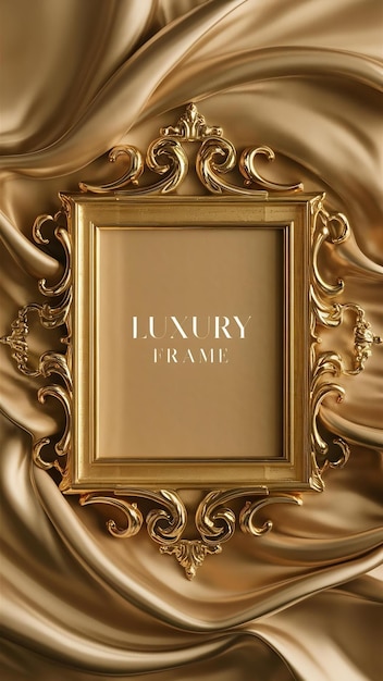 Photo gold luxury frame