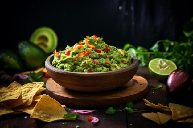 Guacamole dinner Recipe Food Photography